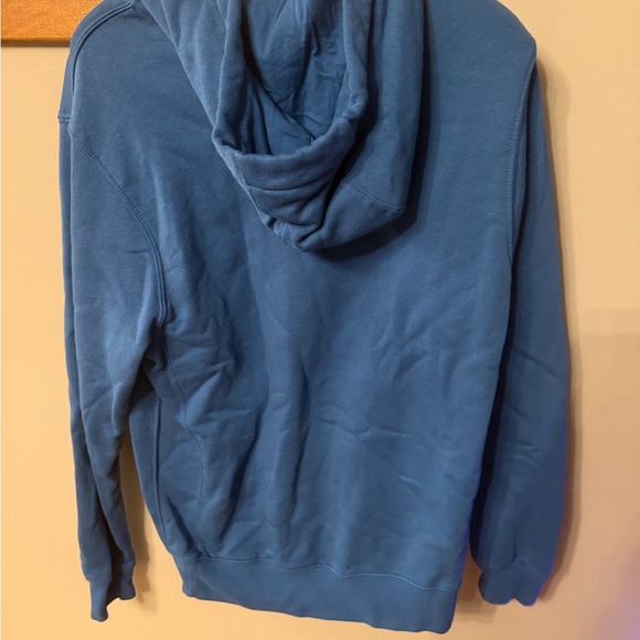Nike Men's Hoodie in Blue with White Logo - Picture 2 of 3